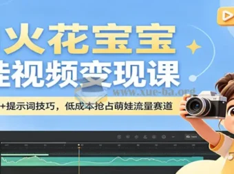AI火花宝宝萌娃视频变现课 零基础AI视频制作与提示词技巧实战