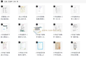 小学六年级小升初资料大全 语数英复习冲刺合集
