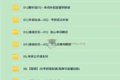 2026考研英语刘晓艳全程课程资源合集