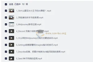 AI绘画系统教学 MJ+SD详解 从入门到实战全流程课程
