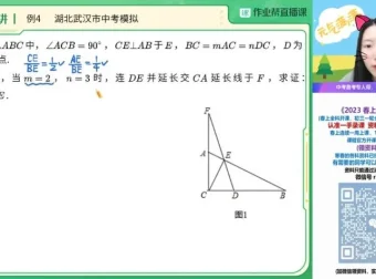 徐丝雨2023初三数学S班中考一轮复习课程精华（含课堂笔记+视频）