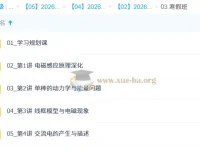 袁帅2025-2026高二物理S冲顶寒假班 电磁感应与热光综合提升