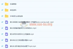 许天翼2020暑初三语文暑假班9讲完结（含讲义）
