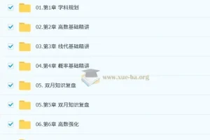 2026王喆考研数学全程班 高途数学全套课程讲义