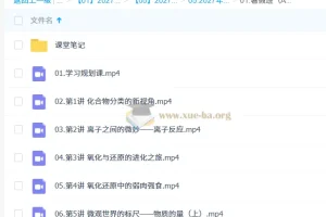 2027高中高一化学 林森 暑假A+班 课程合集
