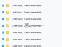 华师东方《从课本到奥数》1-6年级AB版视频+PDF 小学数学培优资源