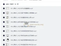 AI做小红书矩阵推广系统 实操课程 从起号到AI批量创作