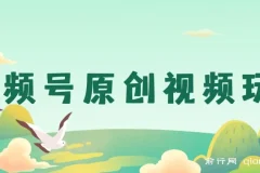 视频号原创视频玩法：儿女祝福类短视频制作与分成计划实操课