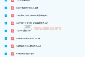 2022考研英语作文模板合集 大小作文真题带练与答题卡