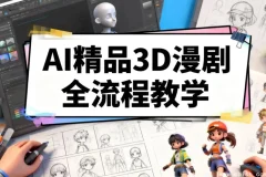 零基础精通AI 3D漫剧全流程，打造爆款动画短剧实战课