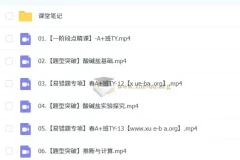 2024-2025初三中考化学郭莹A+秋季班寒假班春季班课程合集