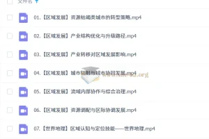 林萧2026高二地理二轮寒假班 区域发展专题精讲