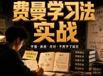 费曼学习法全套视频课程：思维导图+记忆力+笔记技巧